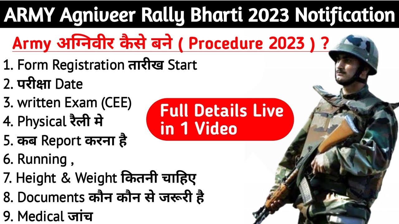 Army Agniveer Form Date 2023 - Printable Forms Free Online