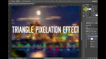 Triangle Pixelation Effect in Photoshop