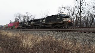 12/23 NS eastbound doublestack container train at Cove PA #shorts #short #shortvideo #viral #video
