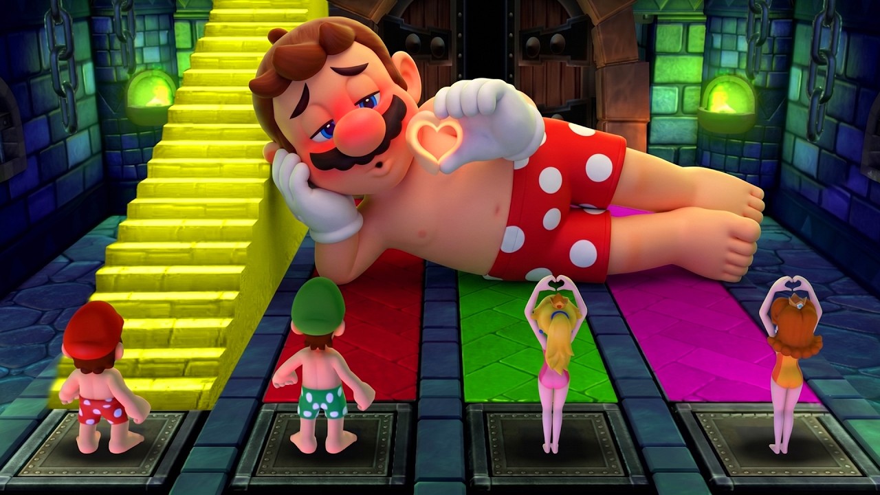 【マリオパーティ10】究極の4人ミニゲーム対決！マリオ VS ルイージ VS ピーチ VS デイジー