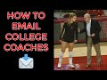 HOW TO EMAIL COLLEGE COACHES | USC Athlete Shows You How