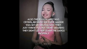 Thumbnail of the sad truth 💔 || full cred: @kenziesflwrs || #shorts #shortsfeed #dancemoms #fyp #goneviral #sad