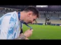 Messi Face Times His Wife Antonella After Winning Copa America ميسي 
