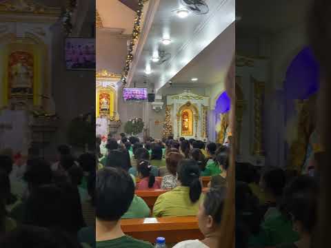 MISA DE GALLO at san juan nepumoceno malibay church #misadegallo #simbanggabi2024 #christmas