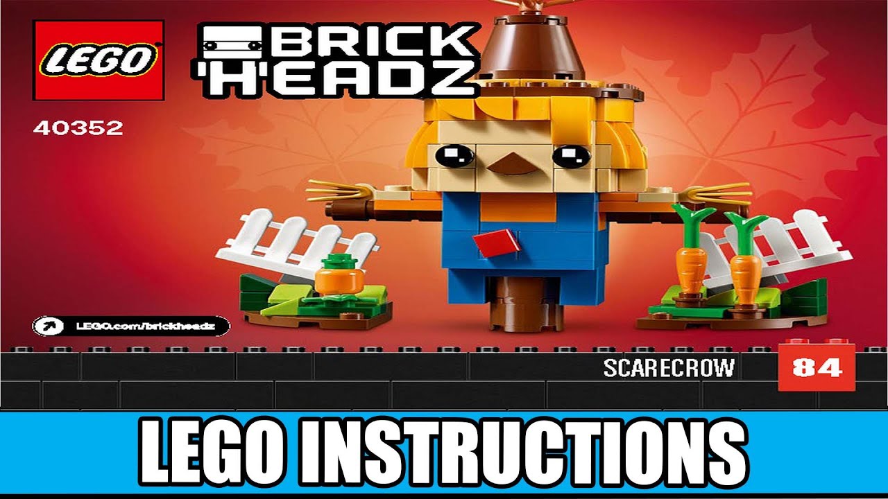 40352 LEGO Instructions - Seasonal - Thanksgiving Scarecrow - BrickHeadz