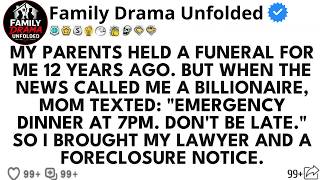 My Parents Declared Me Dead, 12 Years Of Silence. But When I Hit Fortune 500, Mom Suddenly Texted