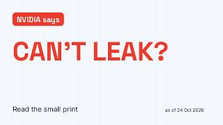 NVIDIA Says Its Agent Sandbox Can't Leak. Read the Small Print.