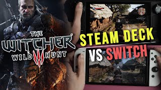 THE WITCHER 3 | Steam Deck vs Switch OLED gameplay