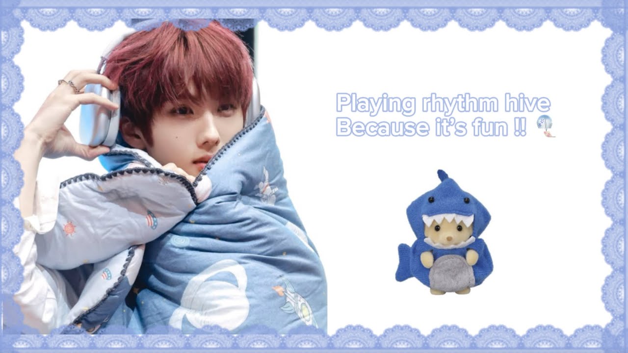 Playing rhythm hive because it’s fun !! 🎐