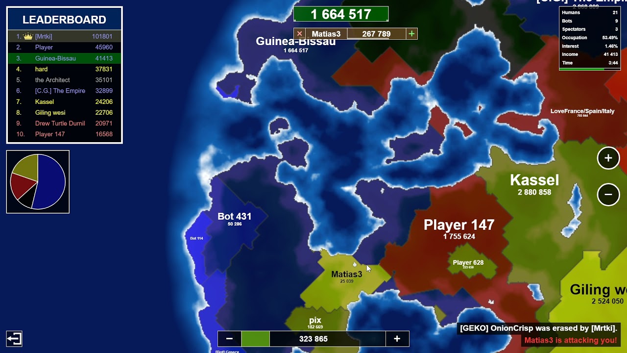 Growing Maps in Strategic Multiplayer Browser Games Expandir Mapas