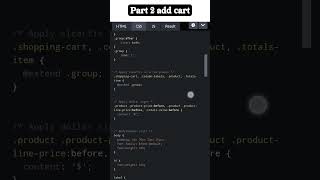 add  shopping cart || html tutorial for beginners || java tutorial #students #shorts