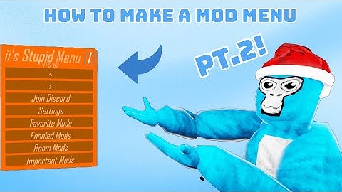 HOW TO MAKE A MOD MENU FOR FREE Part 2 | SUPER SIMPLE | Gorilla Tag Cheats