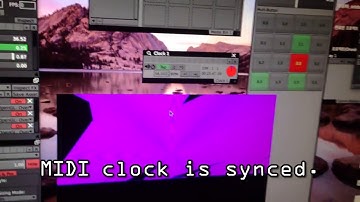 Ableton Live %2B VDMX MIDI Sync Test   20160506