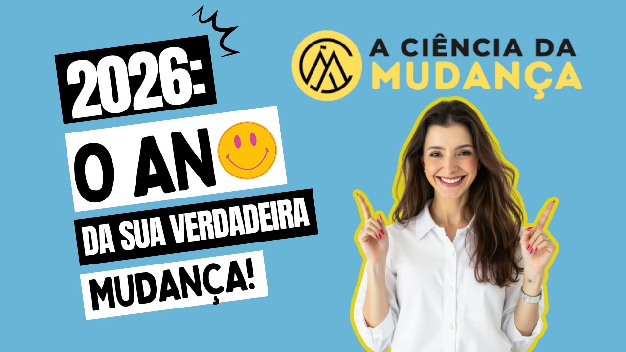 VOCÊ quer MUDAR seus HÁBITOS em 2026? Então esse VÍDEO é para VOCÊ!