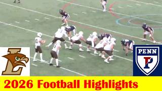 #7 Lehigh vs Pennsylvania Football Game Highlights 9 26 2026