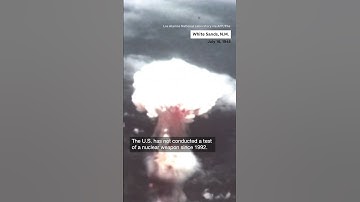 Trump says the U.S. will start testing nuclear weapons again