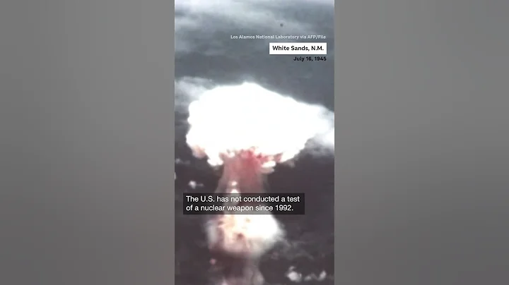 Trump says the U.S. will start testing nuclear weapons again