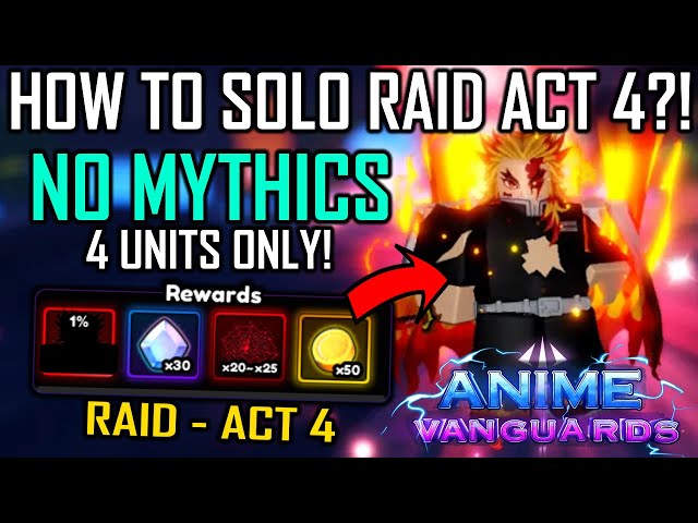 How To SOLO The NEW RAID (Act 4) | No Mythical Units | 4 Units