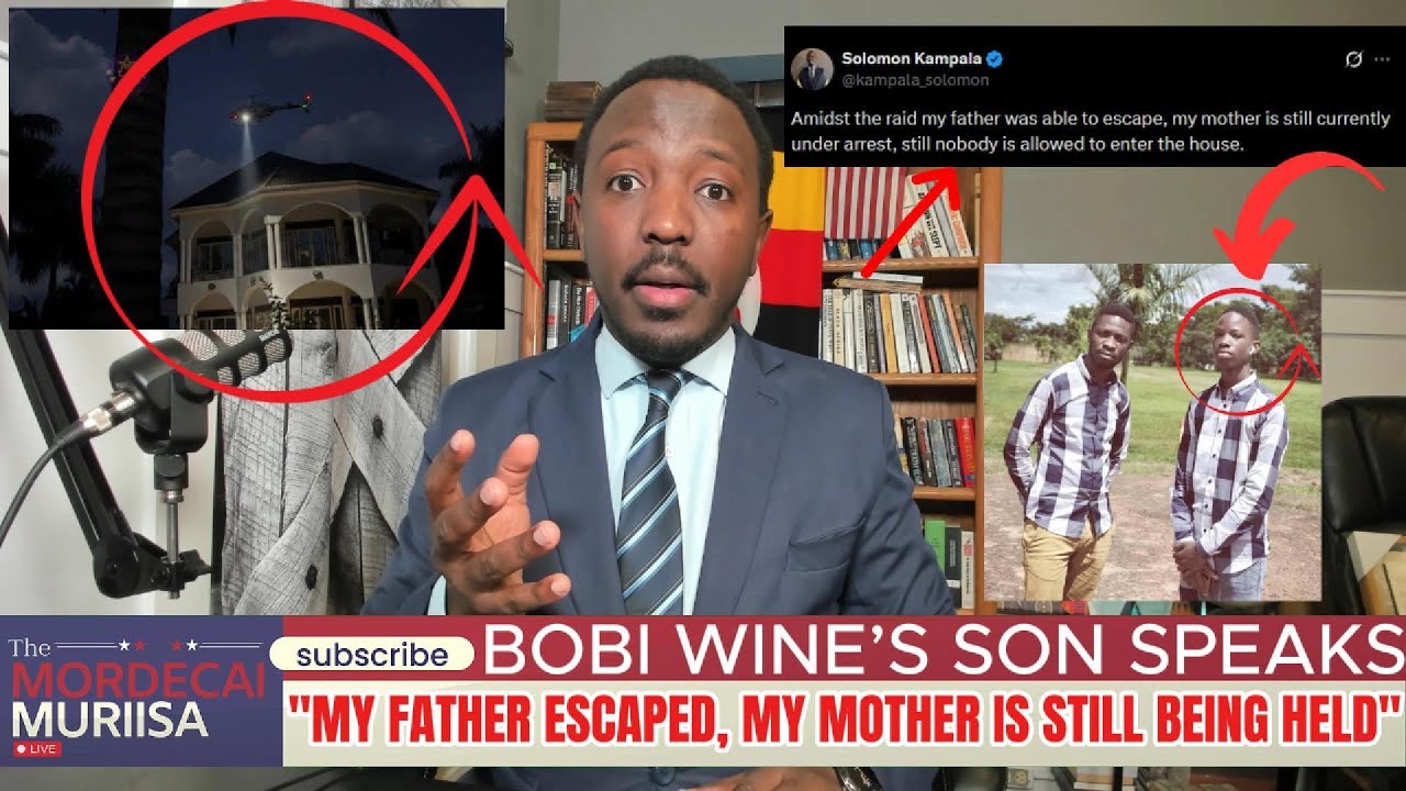 Bobi Wine's Son Speaks: "My Father Escaped, My Mother Is Still Being Held"