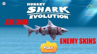 Hungry Shark Evolution. But I Play With The Enemy Skins Of All the Sharks In Hungry Shark.Exe At 3am