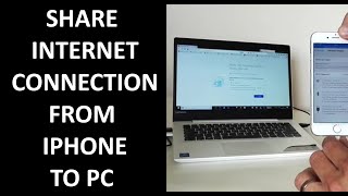 In this video, we look at how to share the internet connection from
your iphone pc using a usb cable. an 6s and lenovo ideapad 320s were
used ma...
