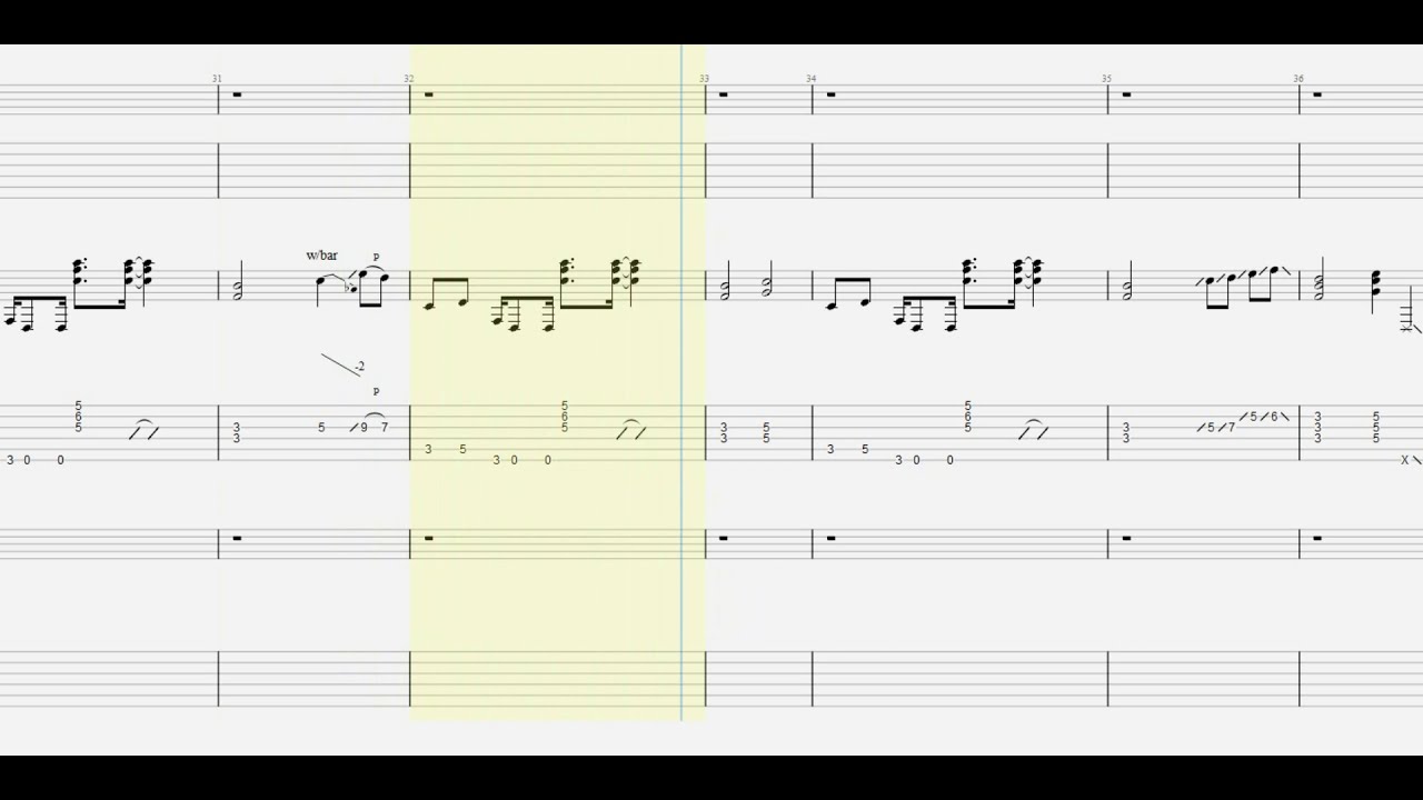 B'z. 快楽の部屋 guitar tab - YouTube