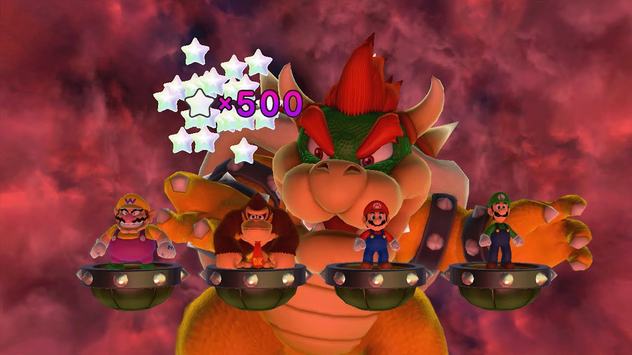 Mario Party 10 - Mario vs Luigi vs Wario vs Donkey Kong - Whimsical Waters