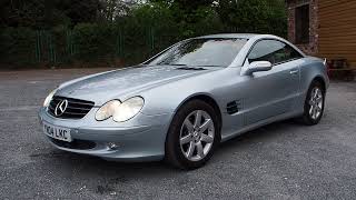 Mercedes SL 350 Start walkaround ,roof operating 2004