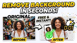 Remove Background INSTANTLY! (0:01 SECONDS) | Best FREE Background Remover