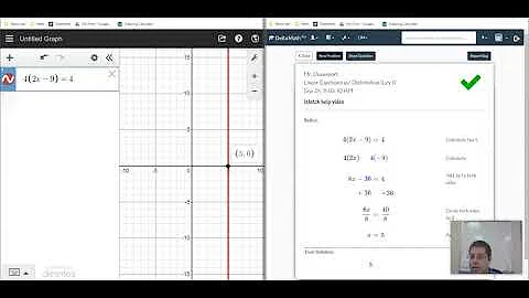 Solving for x using desmos