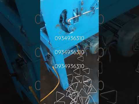 Video Máy bẻ đai tam giác, trụ tiêu, trụ rào, trụ bê tông,... - youtube