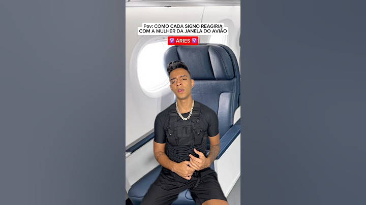 Pov: Como cada signo reagiria com a mulher da janela do avião