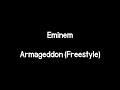 Eminem  armageddon lyrics