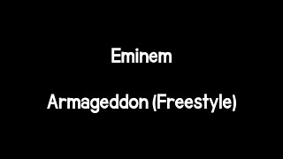 Eminem - Armageddon (Lyrics)