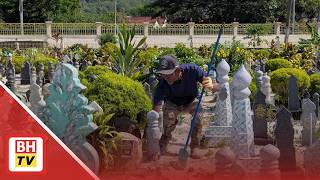 Cinta si penggali kubur, 'temani' pusara isteri setiap hari