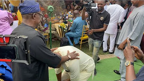 SEE HOW SAIDI BALOGUN WELCOME PAPI ALUWE TO JIDE KOSOKO 70TH BIRTHDAY