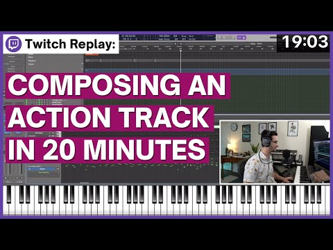 Composing an ACTION TRACK in 20 minutes | Twitch Replay