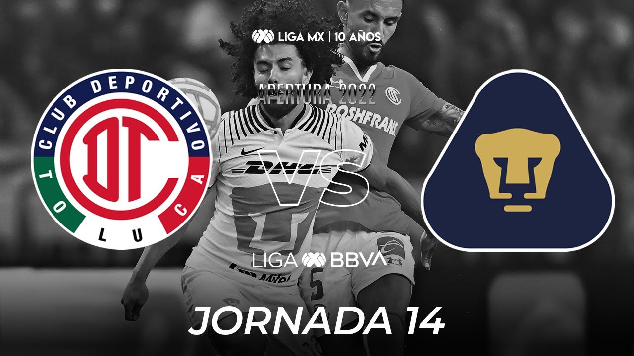 Resumen | Toluca 2 - 2 Pumas UNAM | Liga MX - Apertura 2022 - Jornada ...