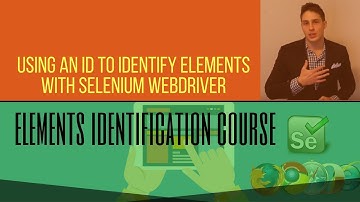 Web Elements (Free Course 2018) - Using an ID to Identify Elements w/ Selenium Webdriver