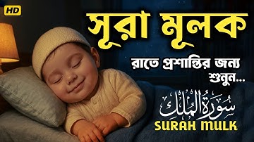 শান্তিময় ঘুমের জন্য সূরা মূলক শুনুন  (سورة الملك) Surah Mulk by Shamsul Haque | সূরা মূলক তেলাওয়াত