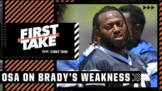 Reacting to Osa Odighizuwa’s comments on Tom Brady’s weakness | First Take
