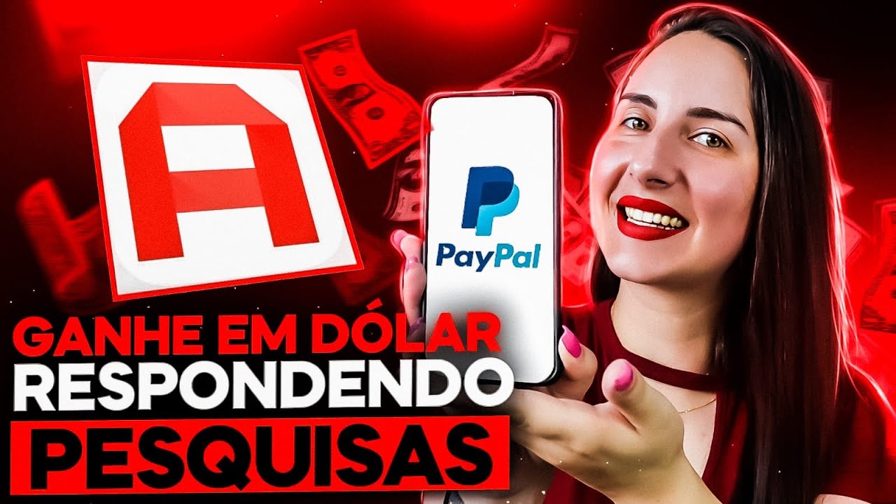 🤑MELHOR APP PRA RECEBER EM DÓLAR RESPONDENDO PESQUISAS REMUNERADAS + APP QUE PAGA NA HORA VIA PIX