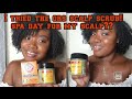 I tried the ors scalp scrub on my scalp .|| type four natural hair