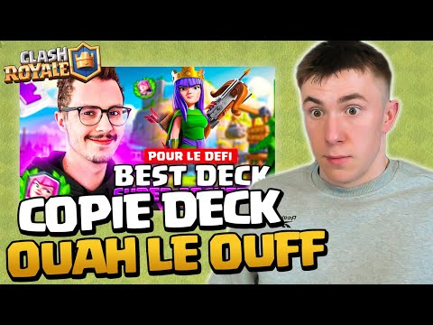 We're COPYING OUAHLEOUFF's deck in the Clash Royale Super ARCHER challenge!