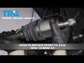 How to Replace Front CV Axle 2003-10 BMW X3