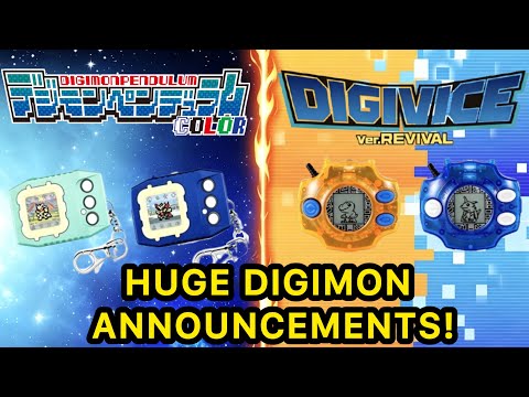 HUGE Digimon Announcements! Pendulum Color 8 & 9 + Digivice Ver