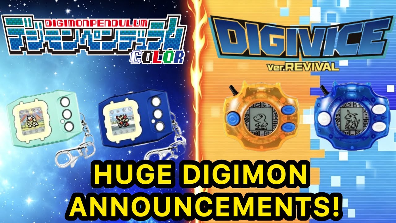 HUGE Digimon Announcements! Pendulum Color 8 & 9 + Digivice Ver