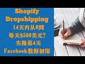 😱 Shopify Dropshipping 实战教学挑战 第4天（FACEBOOK广告）😱- 14天内从 0 到每天 $500 美元？2020年最新技巧揭秘 - 手把手教你做跨境电商一件代发