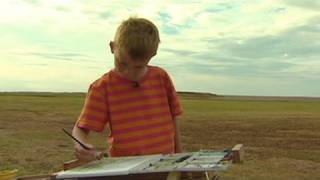 7-year-old artist a 'mini Monet'