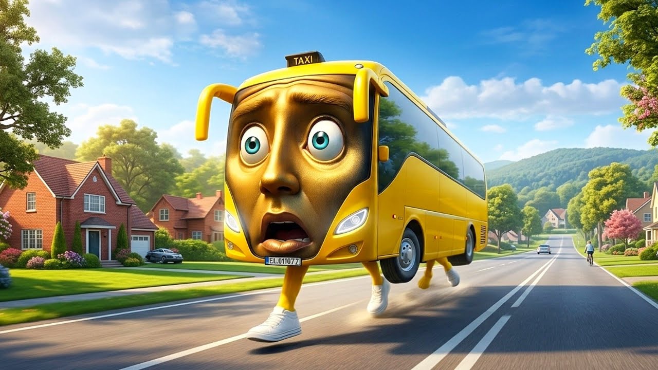 Ring Ran Bus Rang Ring Reng Bus🚍Driving along the road BUT the first person! Escape ...